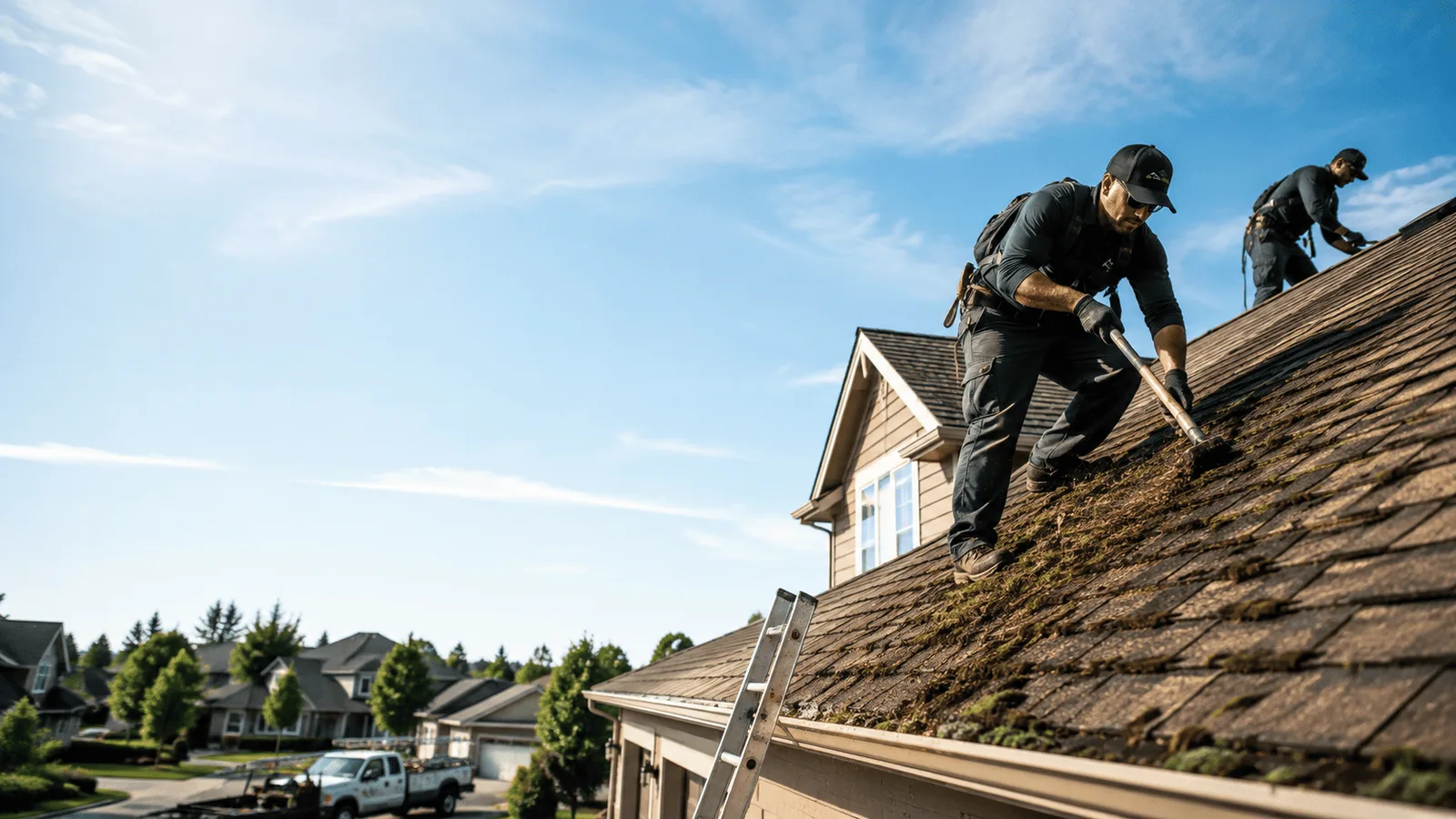 Roof Moss Removal in Flat Rock, OH near me